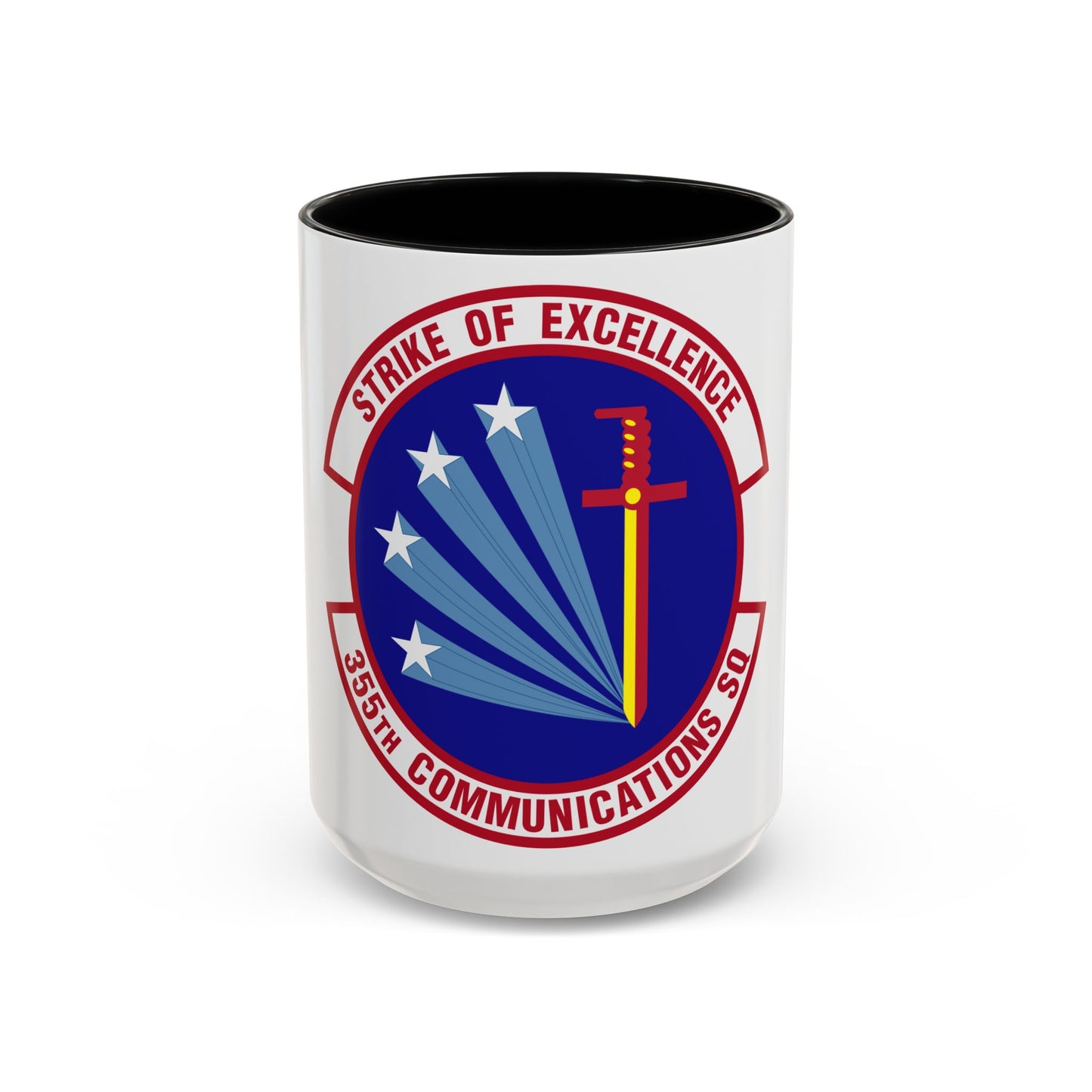 355 Communications Squadron ACC (U.S. Air Force) Accent Coffee Mug