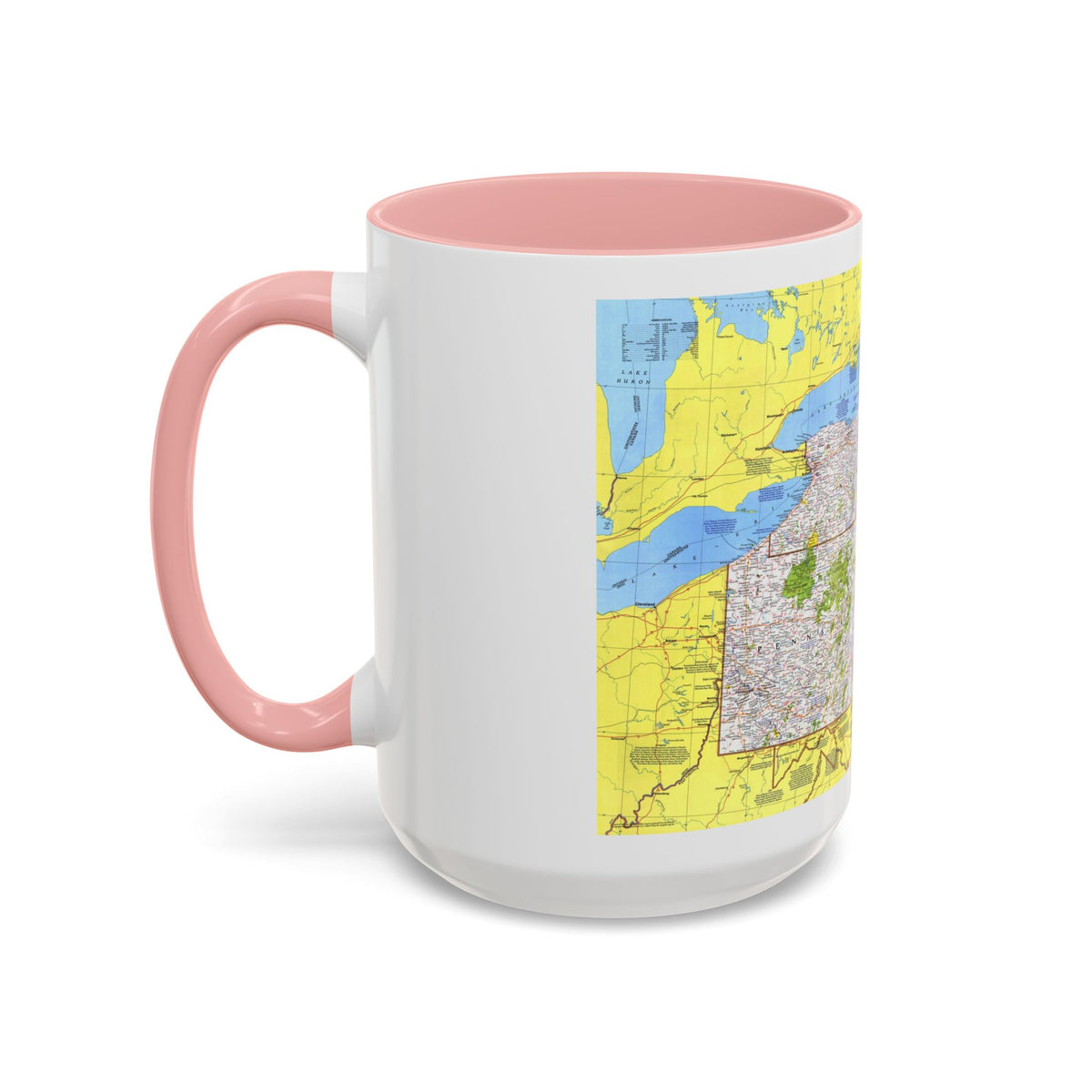 USA - Northeast 1 (1978) (Map) Accent Coffee Mug