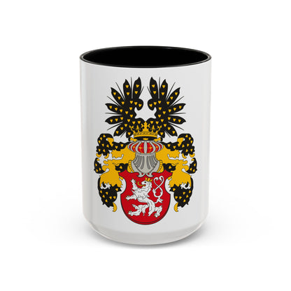 Coat of arms of the Kingdom of Bohemia - Accent Coffee Mug