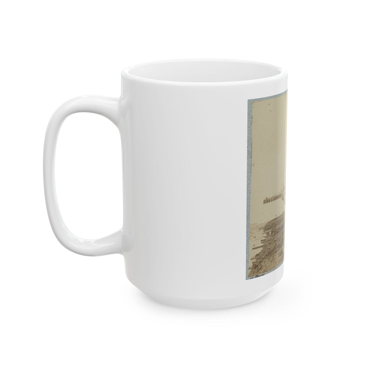 Army Wharf (U.S. Civil War) White Coffee Mug