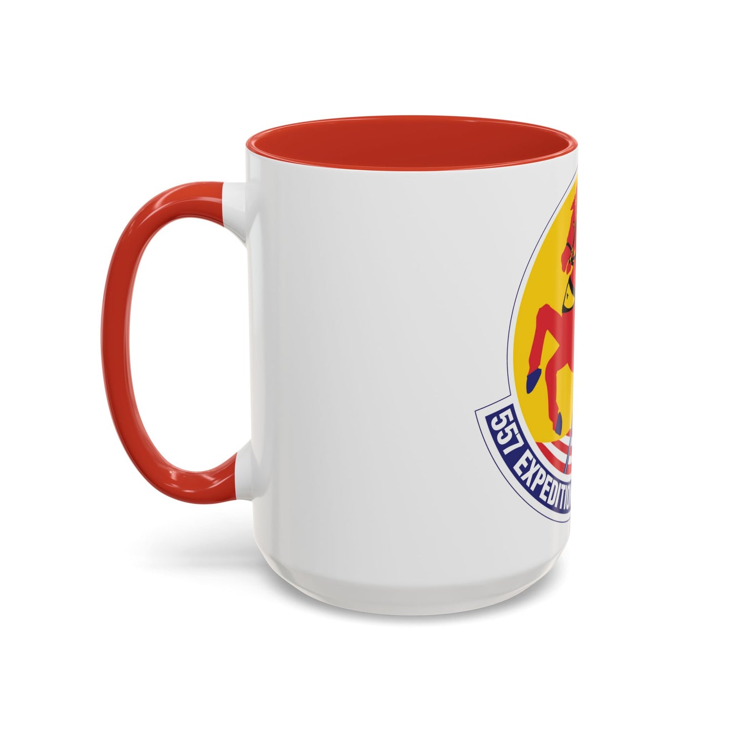 557th Expeditionary Red Horse Squadron (U.S. Air Force) Accent Coffee Mug