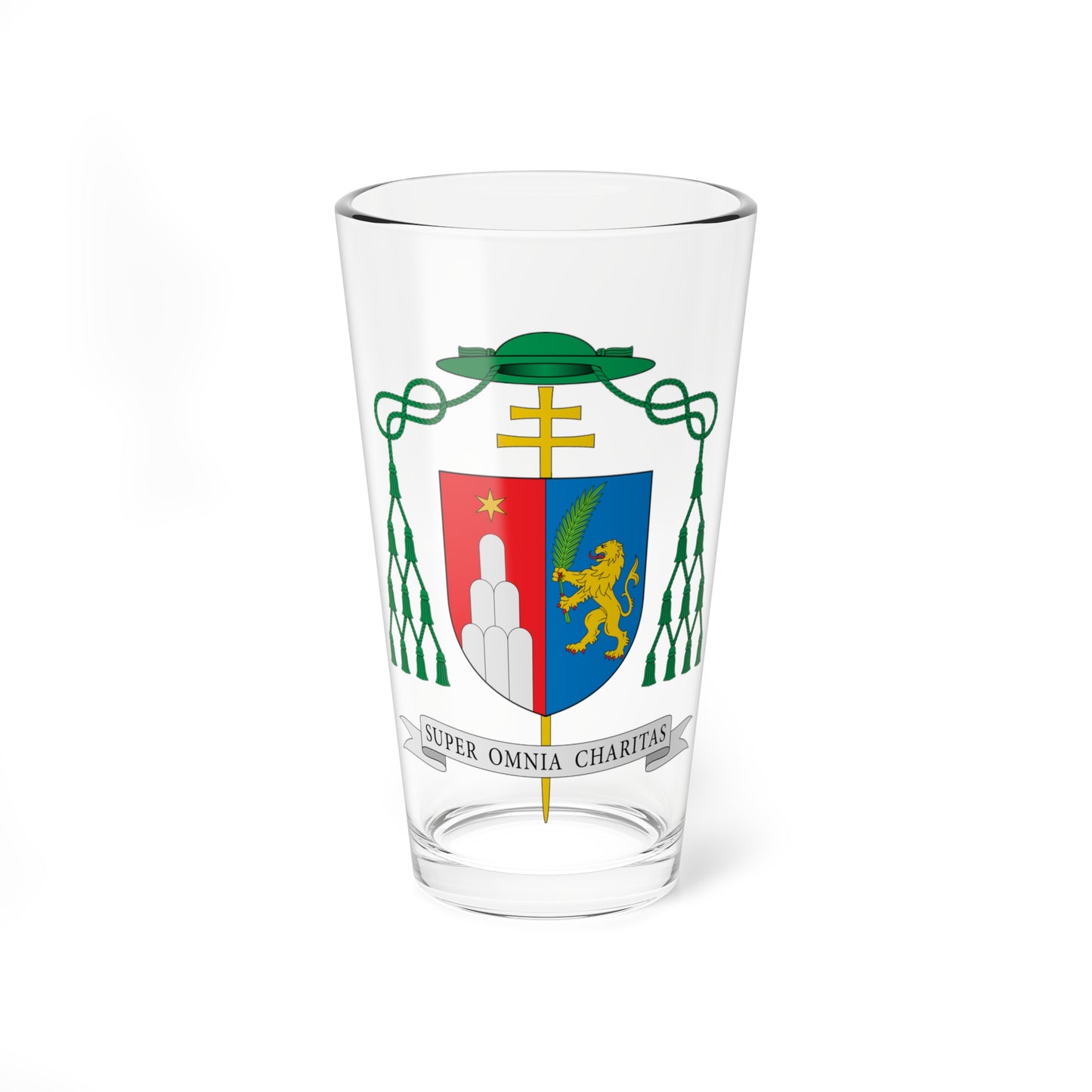 Escudo de Alfio Rapisarda (Spain) (Coat of Arms) Pint Glass 16oz