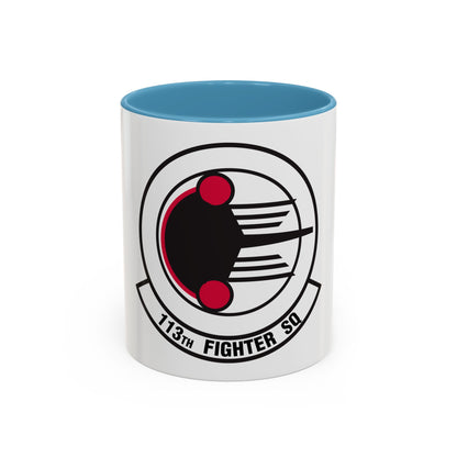 113 Fighter Squadron (U.S. Air Force) Accent Coffee Mug