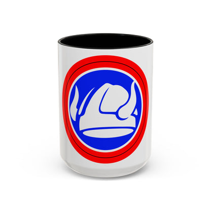 47th Division Shoulder Patch (U.S. Army) Accent Coffee Mug