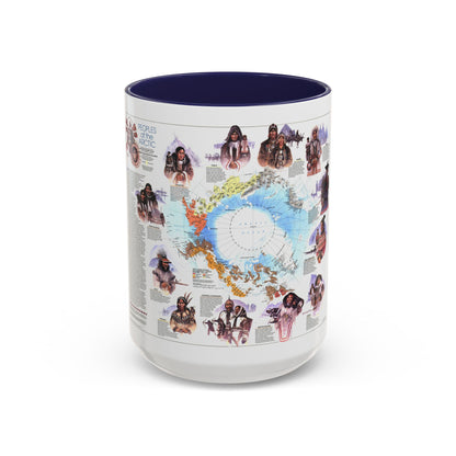 Arctic - Peoples of the (1983) (Map) Accent Coffee Mug