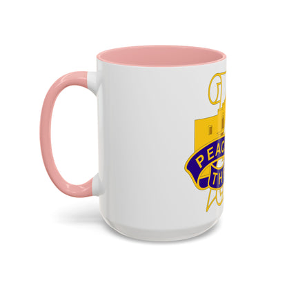 321 Civil Affairs Brigade 2 (U.S. Army) Accent Coffee Mug