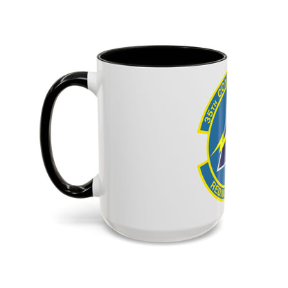 35th Contracting Squadron (U.S. Air Force) Accent Coffee Mug