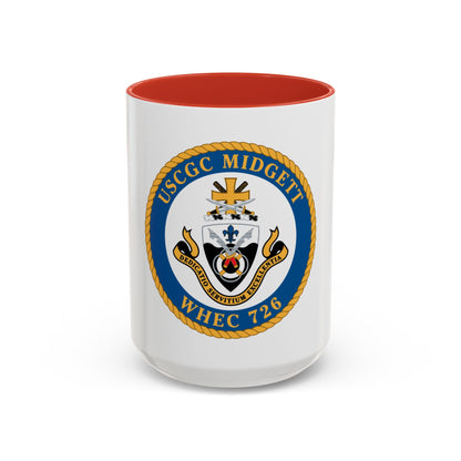 USCG Midgett WHEC 726 (U.S. Coast Guard) Accent Coffee Mug
