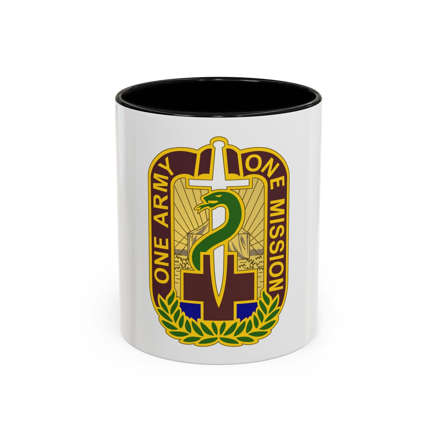 348 Field Hospital (U.S. Army) Accent Coffee Mug