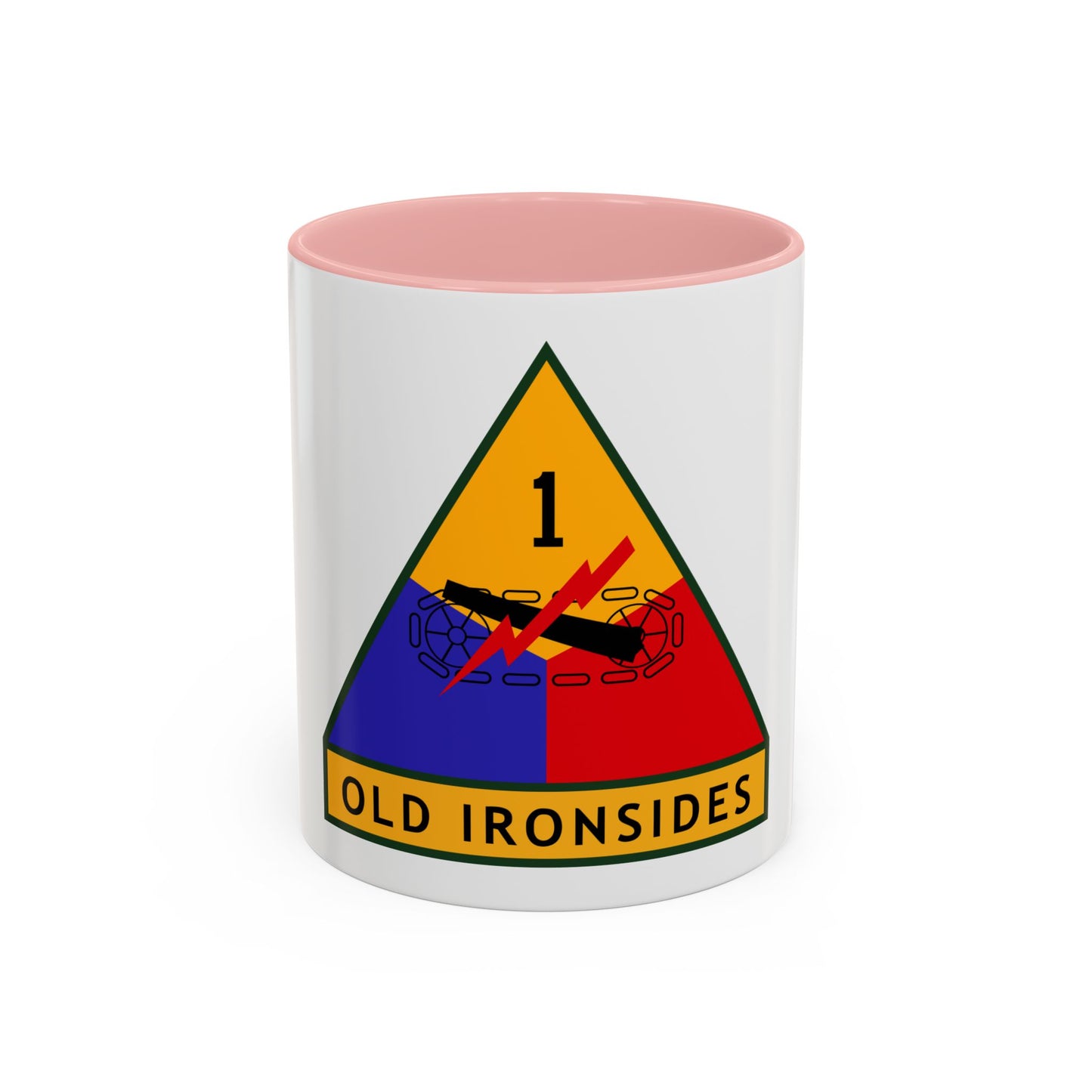 1st Armored Division (U.S. Army) Accent Coffee Mug