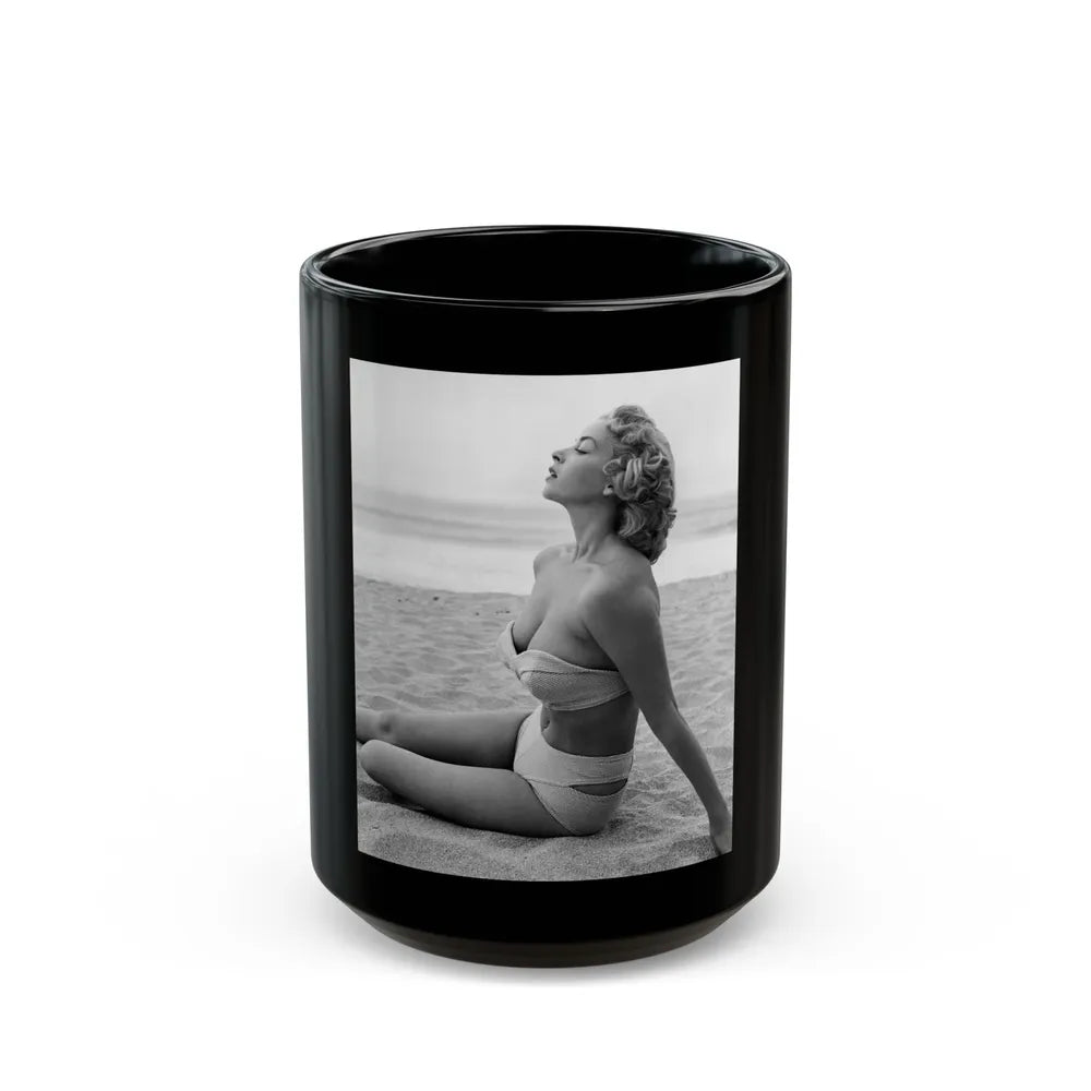 Eve Meyer #29 (Vintage Female Icon) Black Coffee Mug-15oz-Go Mug Yourself