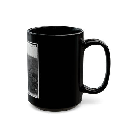 North Anna River, Va. Destroyed Bridge Of The Richmond And Fredericksburg Railroad (U.S. Civil War) Black Coffee Mug