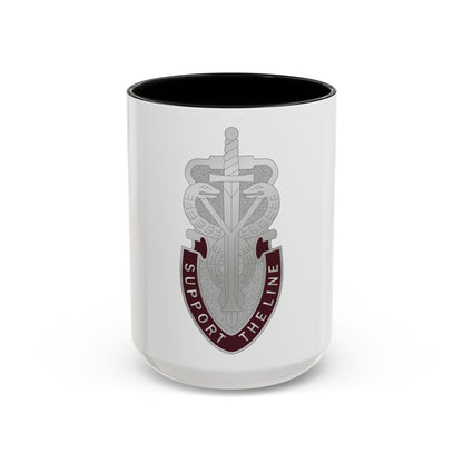 74 Medical Battalion (U.S. Army) Accent Coffee Mug