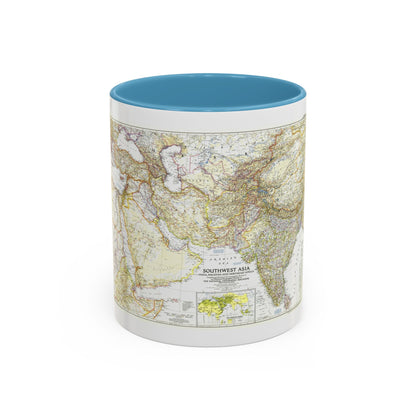 Asia - Southwest (1952) (Map) Accent Coffee Mug