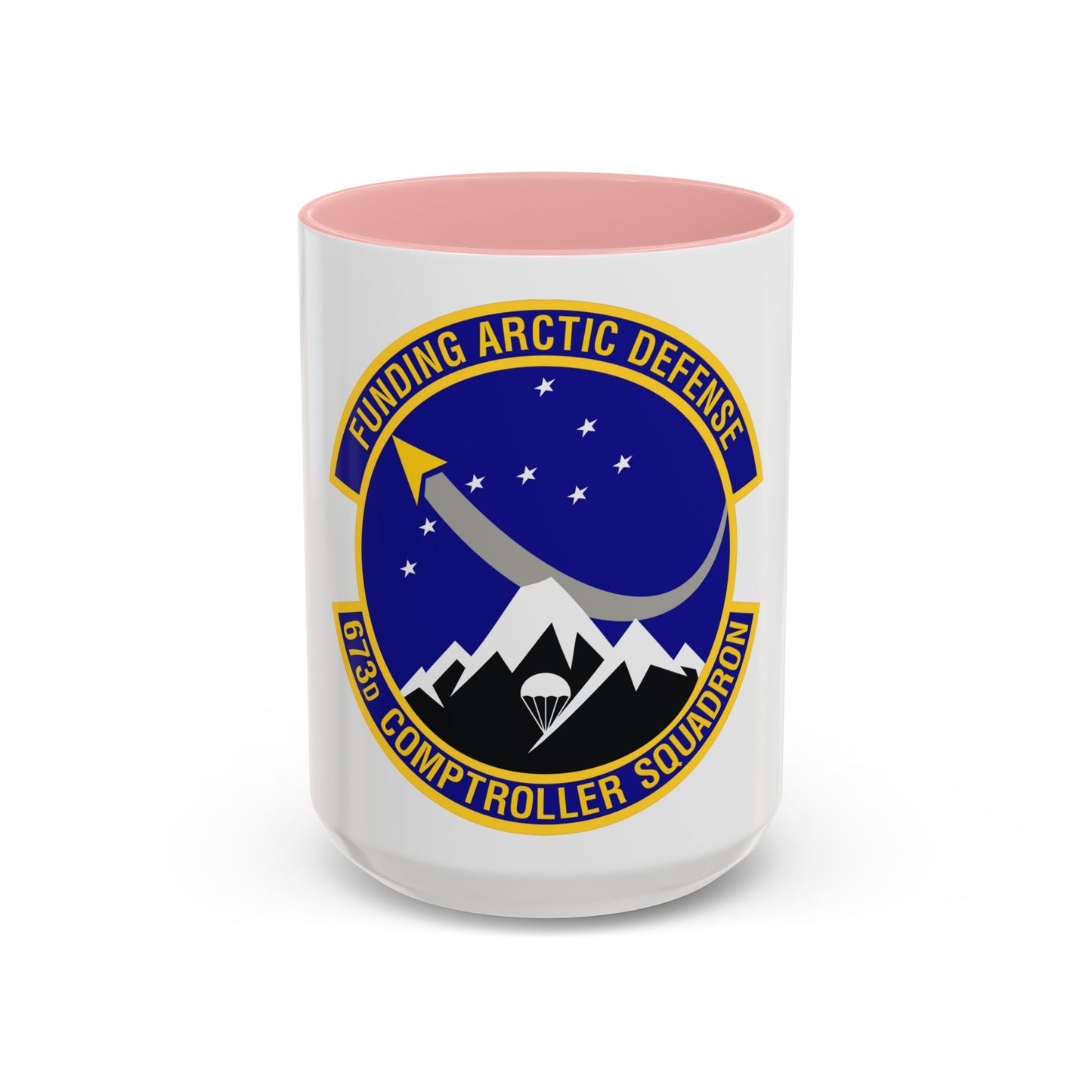 673d Comptroller Squadron (U.S. Air Force) Accent Coffee Mug