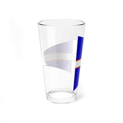 Burgee of Hovas YC (Sweden) Pint Glass 16oz
