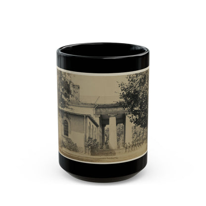 Arlington House, June 29, 1864. Former Residence Of Rebel Gen. Robert E. Lee (U.S. Civil War) Black Coffee Mug