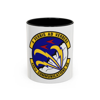 439th Communications Squadron (U.S. Air Force) Accent Coffee Mug