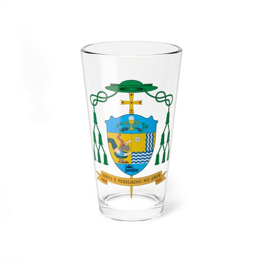 Escudo de Adilson Pedro Busin (Spain) (Coat of Arms) Pint Glass 16oz