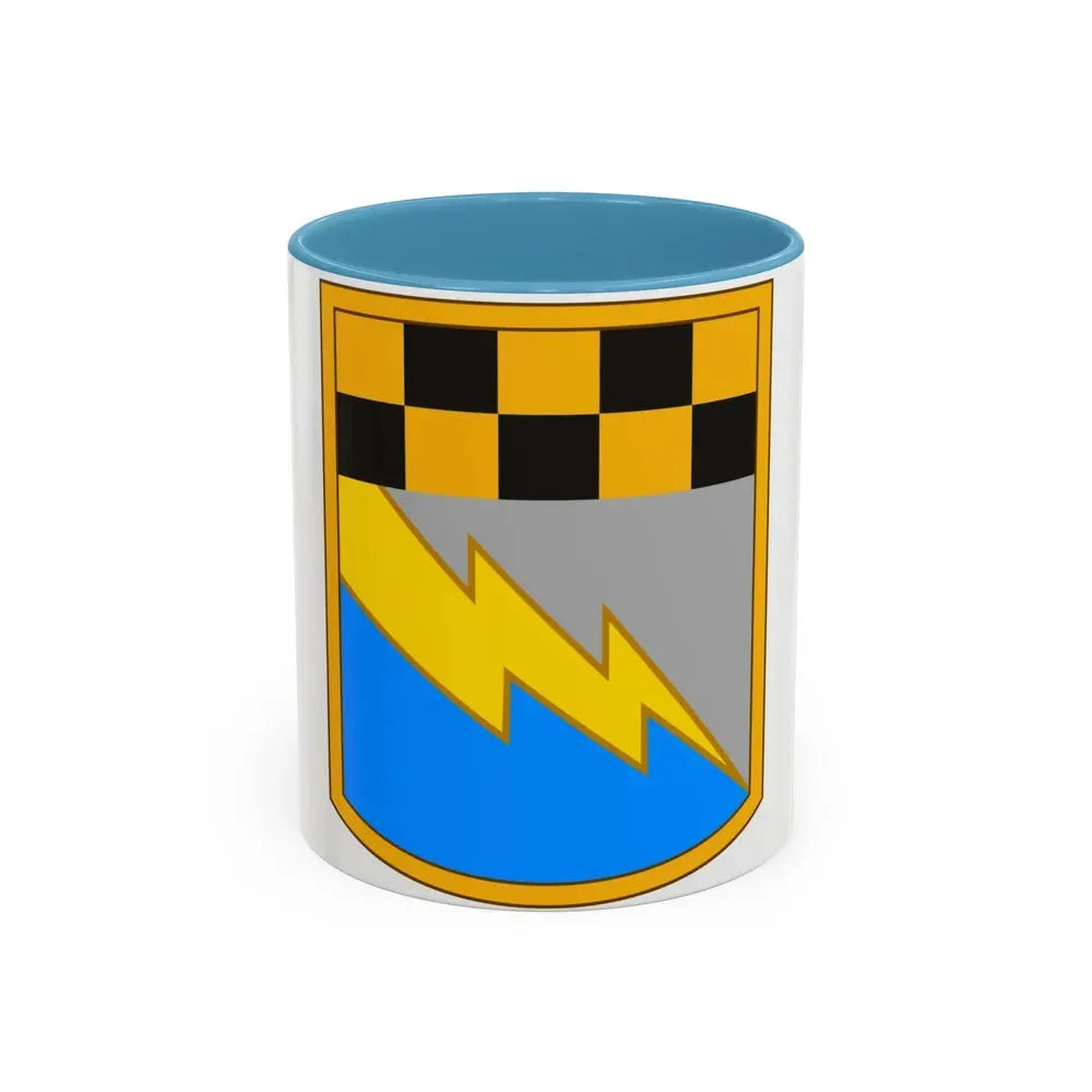 525th Expeditionary Military Intelligence Brigade (U.S. Army) Accent Coffee Mug 11oz Light Blue - Go Mug Yourself