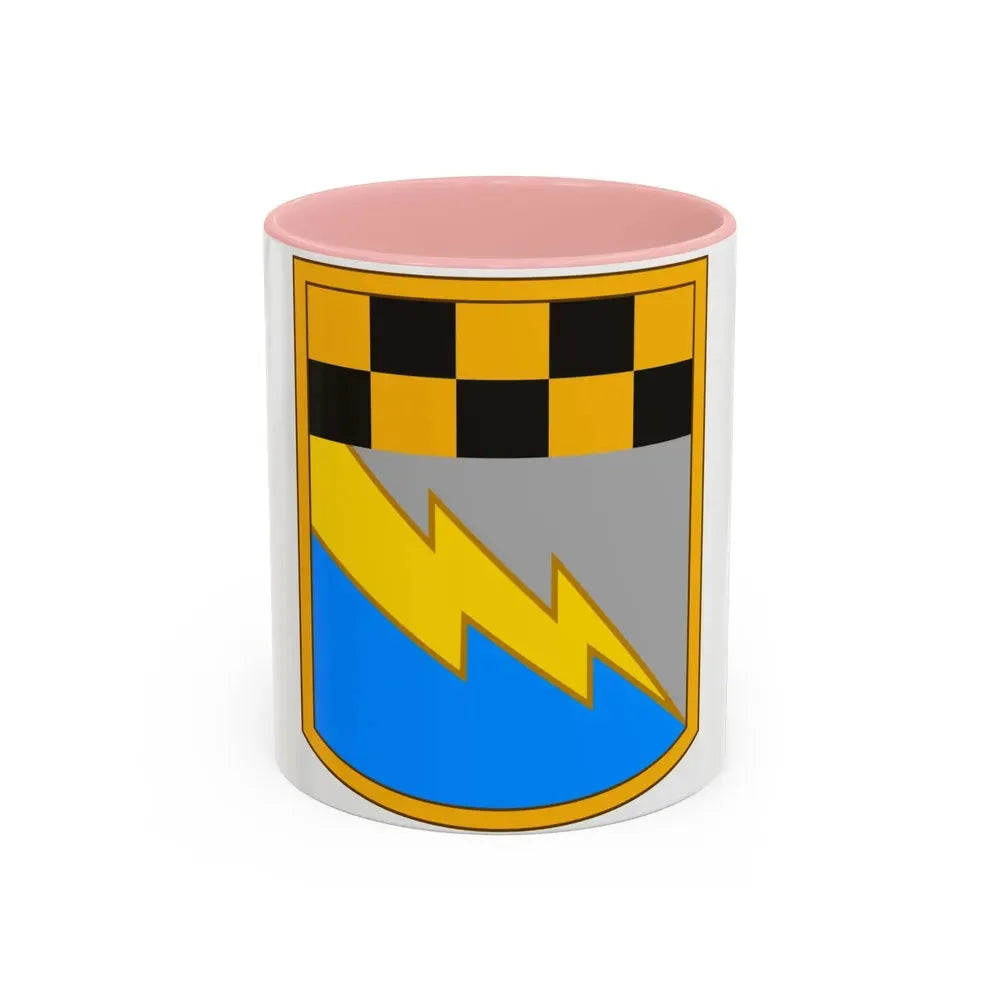 525th Expeditionary Military Intelligence Brigade (U.S. Army) Accent Coffee Mug 11oz Pink - Go Mug Yourself
