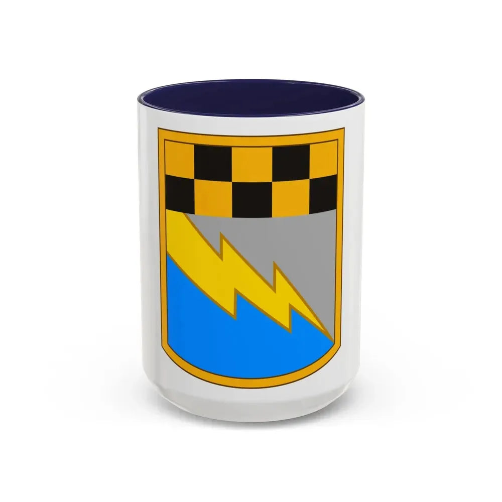 525th Expeditionary Military Intelligence Brigade (U.S. Army) Accent Coffee Mug 15oz Navy - Go Mug Yourself