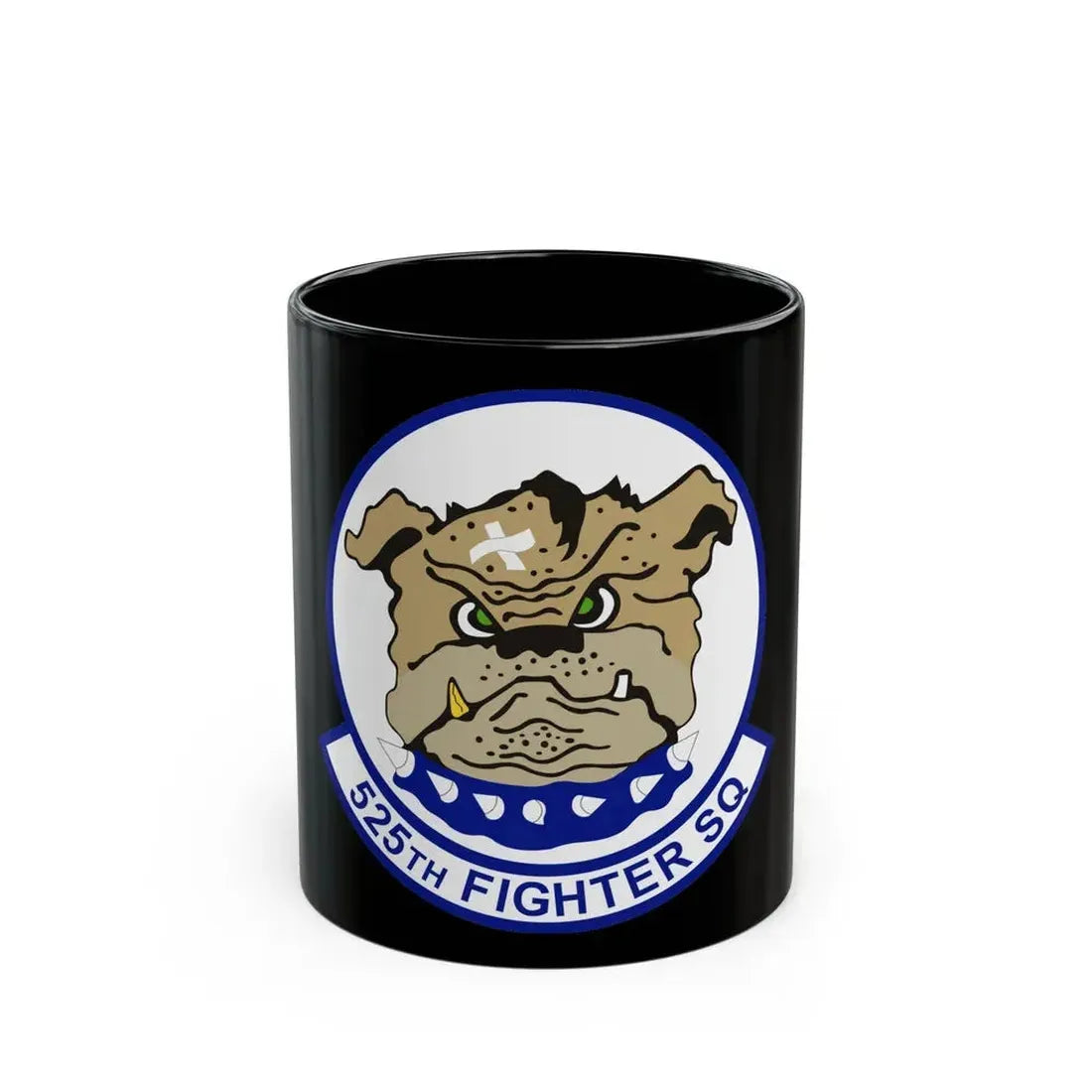 525th Fighter Squadron (U.S. Air Force) Black Coffee Mug 11oz - Go Mug Yourself