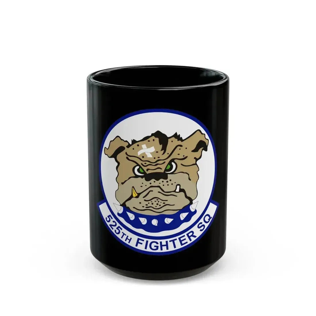 525th Fighter Squadron (U.S. Air Force) Black Coffee Mug 15oz - Go Mug Yourself