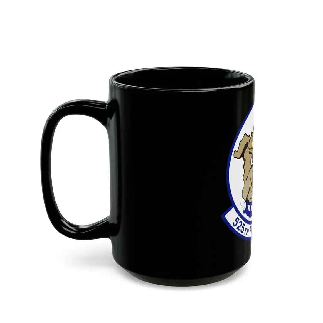 525th Fighter Squadron (U.S. Air Force) Black Coffee Mug - Go Mug Yourself