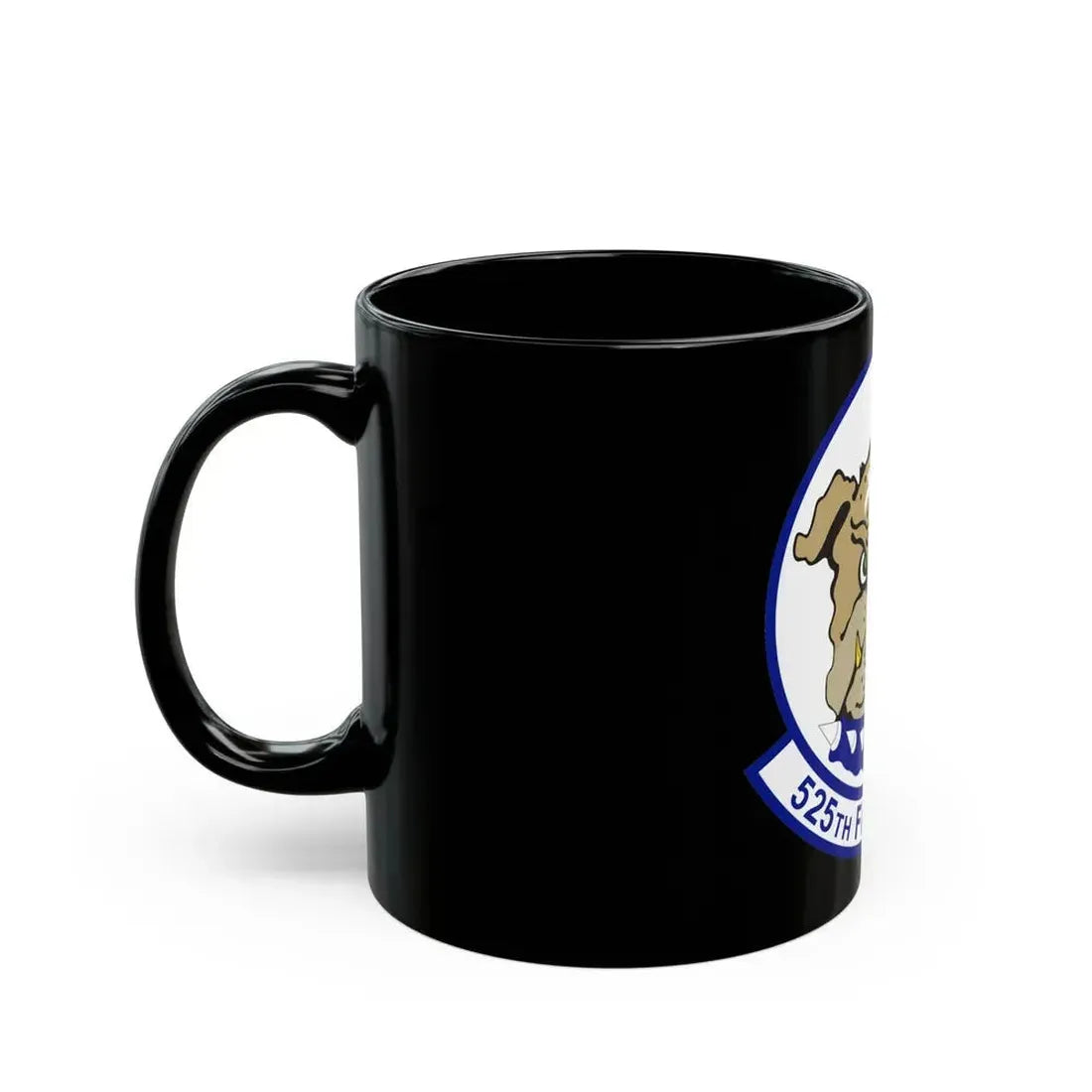 525th Fighter Squadron (U.S. Air Force) Black Coffee Mug - Go Mug Yourself