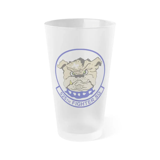 525th Fighter Squadron (U.S. Air Force) Frosted Pint Glass 16oz Default Title - Go Mug Yourself