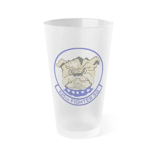 525th Fighter Squadron (U.S. Air Force) Frosted Pint Glass 16oz Default Title - Go Mug Yourself