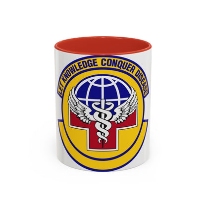 87 Healthcare Operations Squadron AMC (U.S. Air Force) Accent Coffee Mug