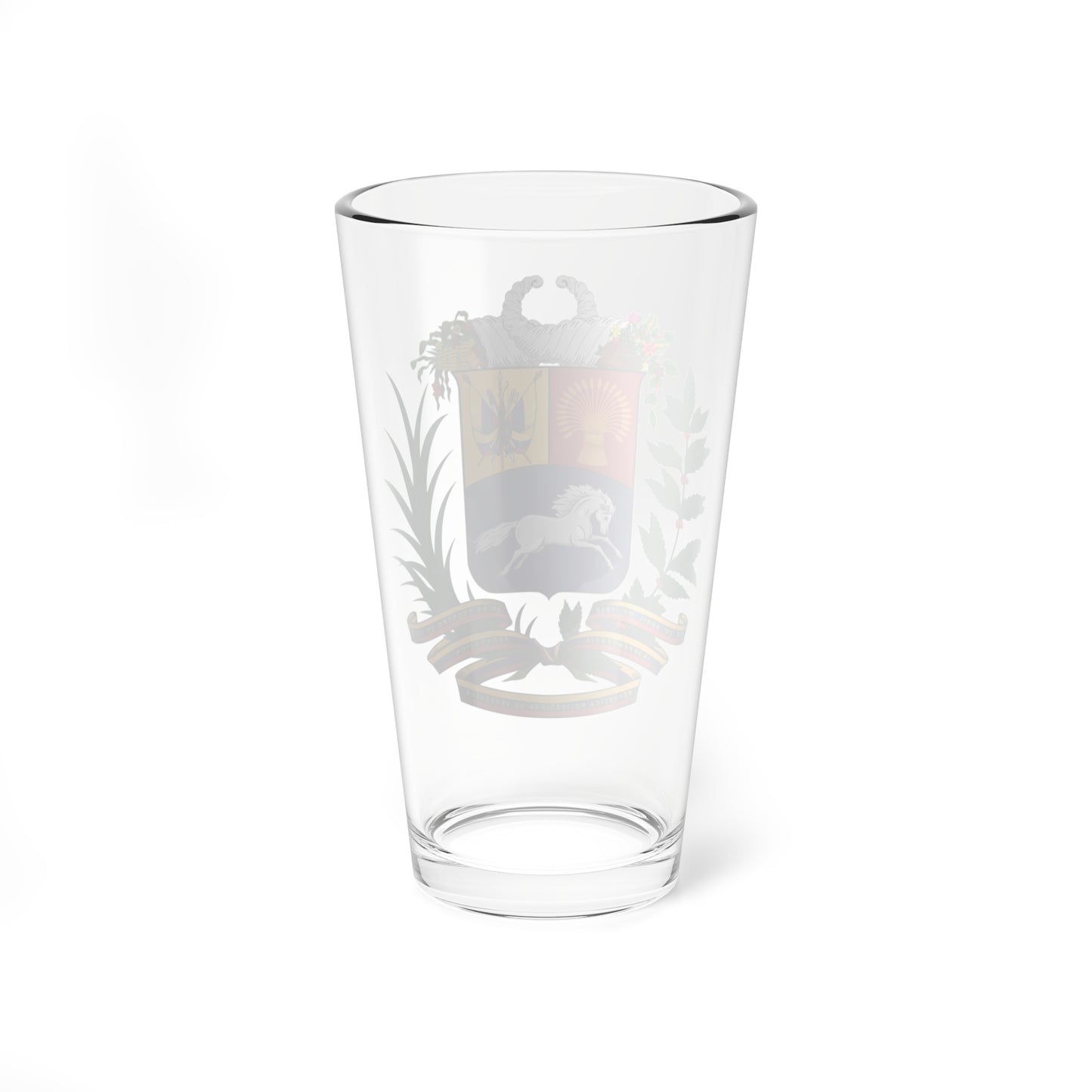 Coat of arms of Venezuela 2 (Venezuela) (Coat of Arms) Pint Glass 16oz