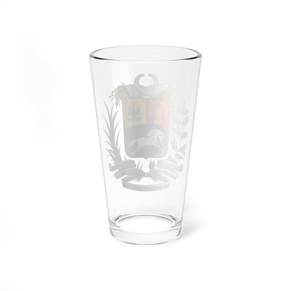 Coat of arms of Venezuela 2 (Venezuela) (Coat of Arms) Pint Glass 16oz