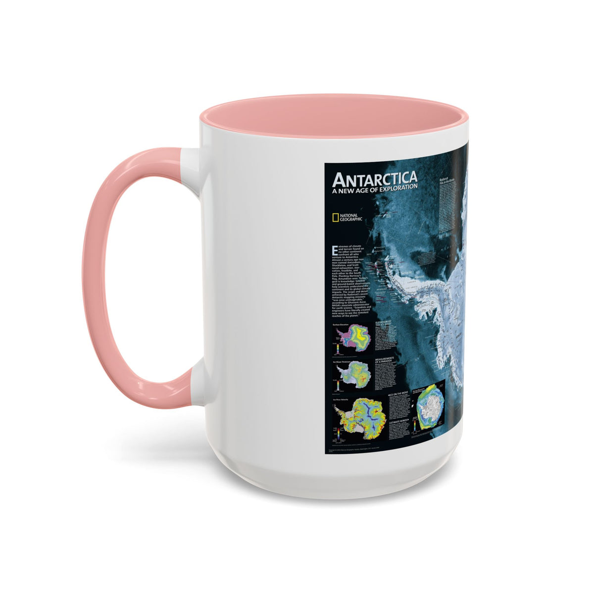 Antarctica (2002) (Map) Accent Coffee Mug
