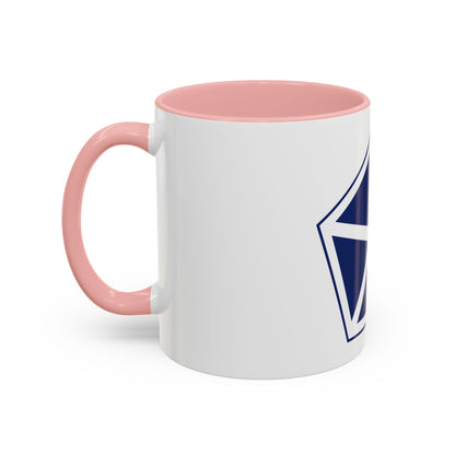 V Corps United States (U.S. Army) Accent Coffee Mug