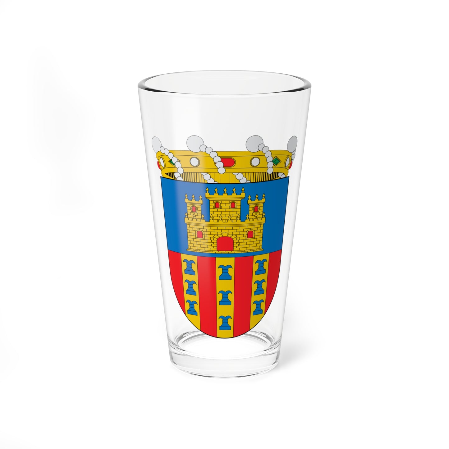Escudo de Vilademuls 1963 (Spain) (Coat of Arms) Pint Glass 16oz