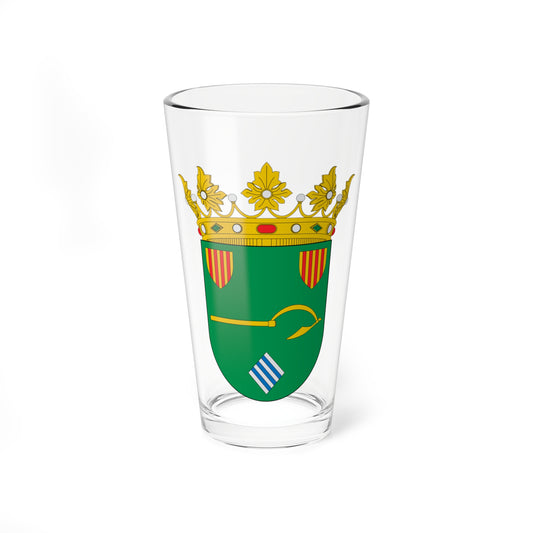 Escudo de Aladrén (Spain) (Coat of Arms) Pint Glass 16oz