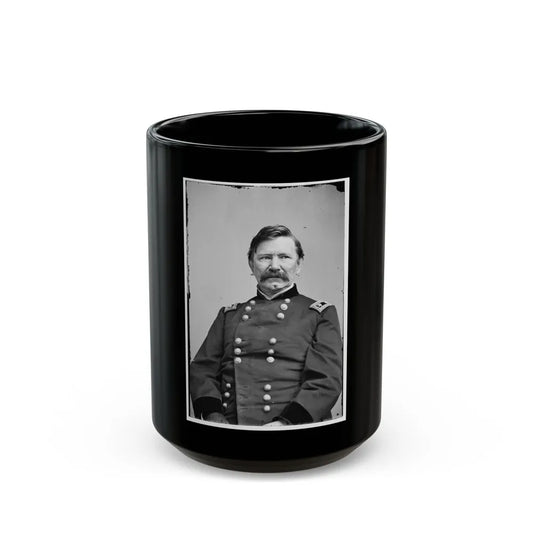 Portrait Of Maj. Gen. Robert C. Schenck, Officer Of The Federal Army (U.S. Civil War) Black Coffee Mug-15oz-Go Mug Yourself