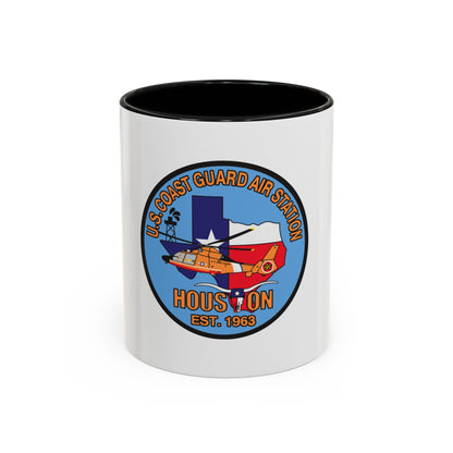 USCG Air Station Houston 2 (U.S. Coast Guard) Accent Coffee Mug