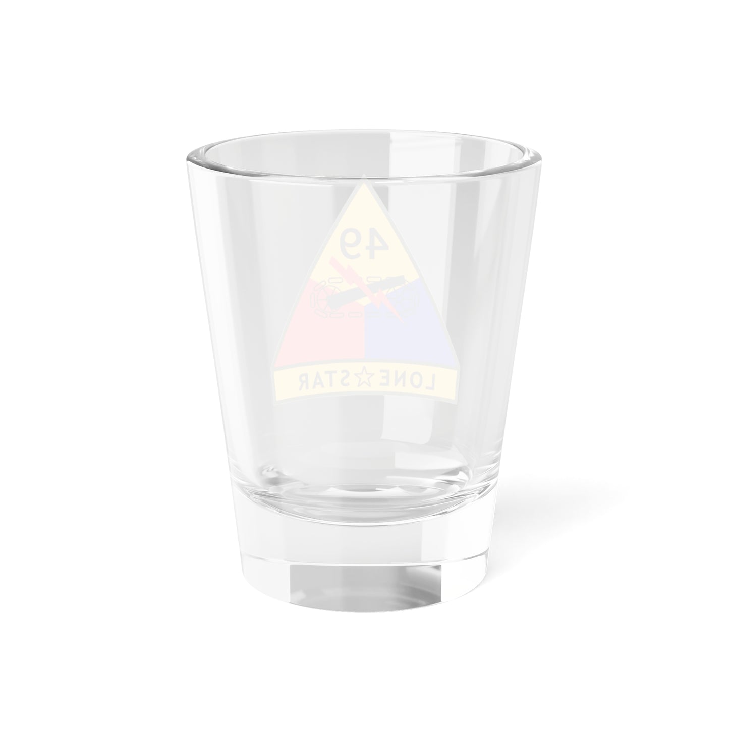 Verre à liqueur de la 49e division blindée (armée américaine) 1,5 oz