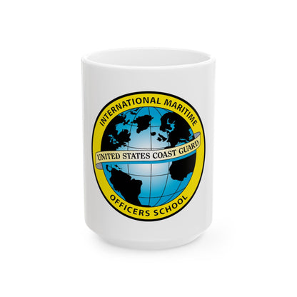 International Maritime Officers School USCG (U.S. Coast Guard) White Coffee Mug