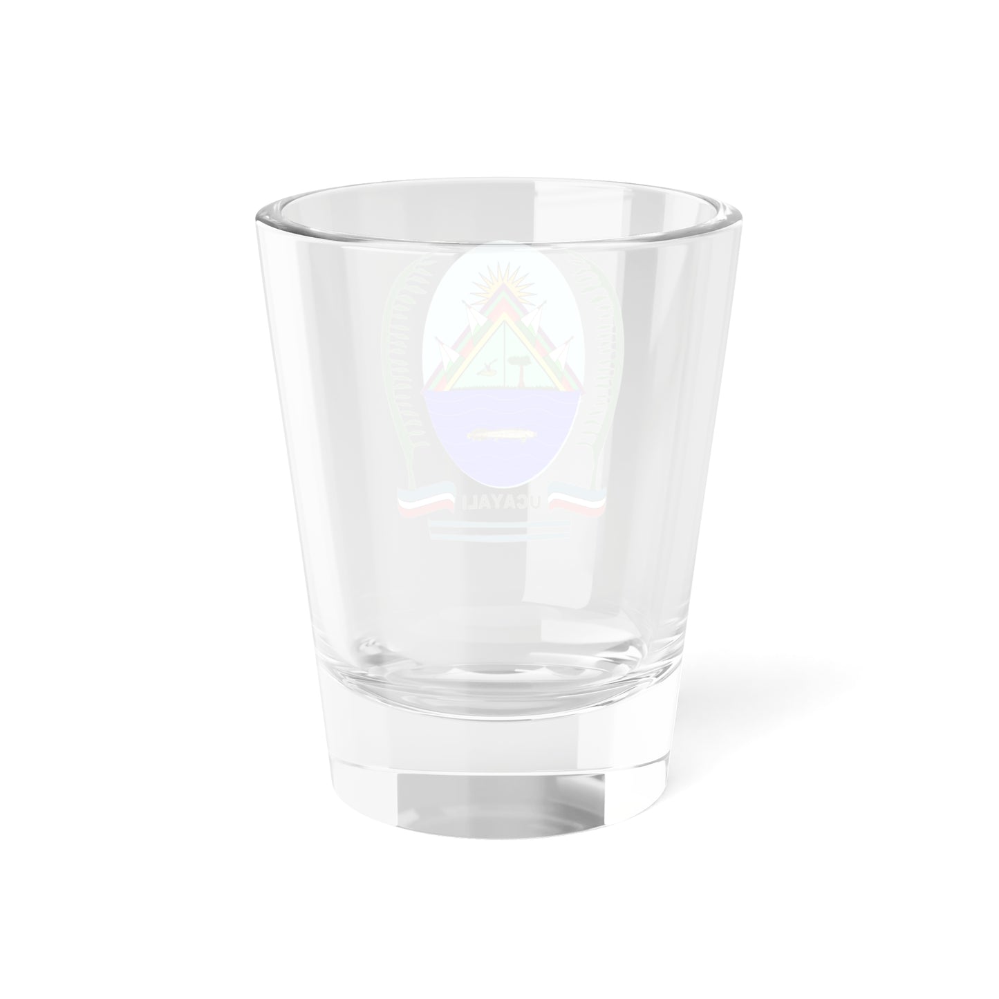 Escudo Región Ucayali (Peru) (Coat of Arms) Shot Glass 1.5oz