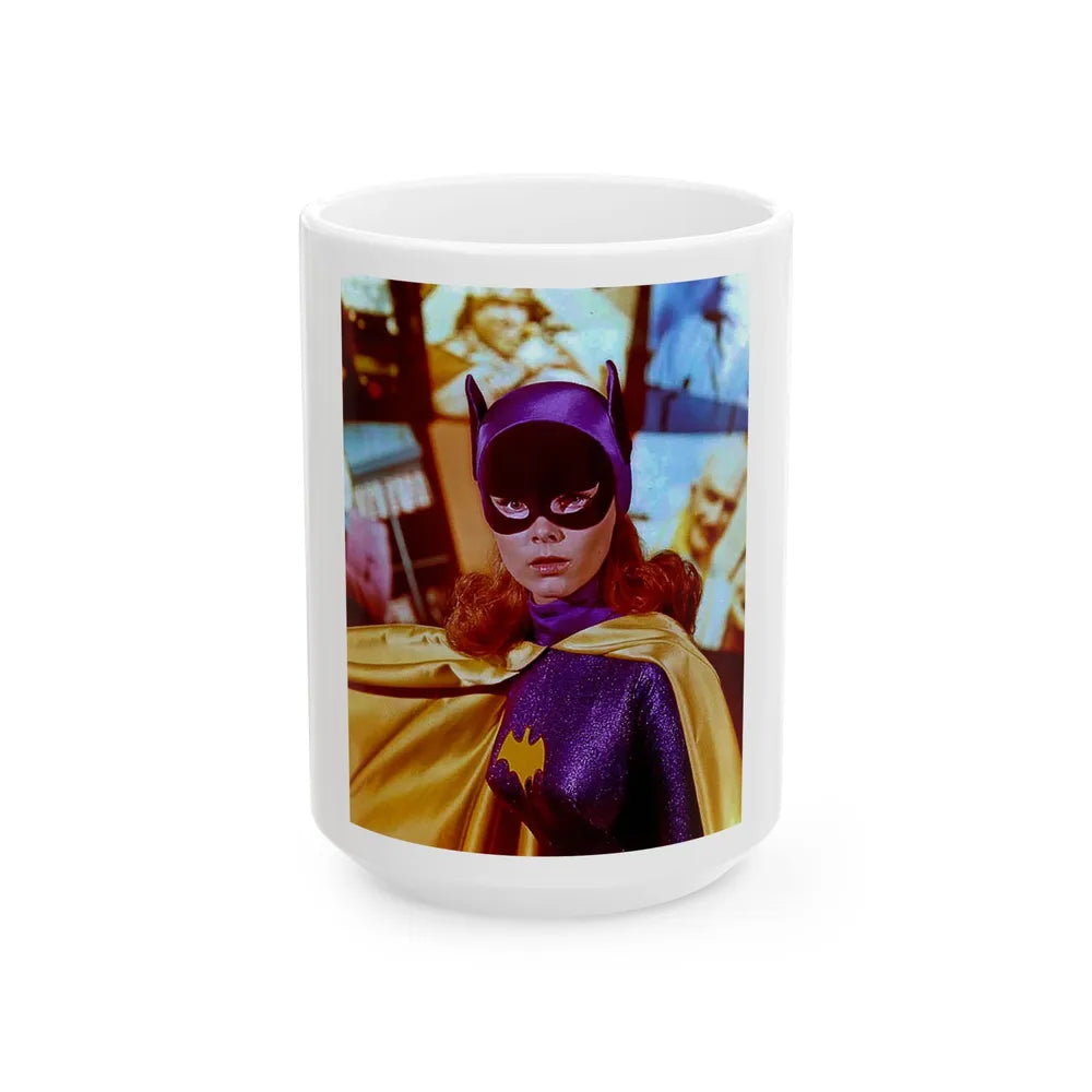 Yvonne Craig #159 - Batgirl Photo (Vintage Female Icon) White Coffee Mug-15oz-Go Mug Yourself