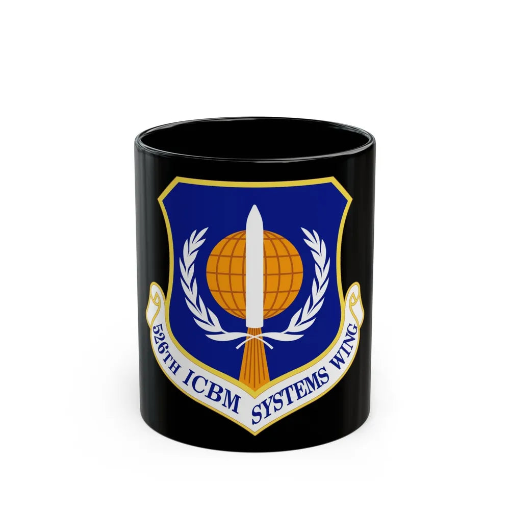 526th ICBM Systems Wing (U.S. Air Force) Black Coffee Mug-11oz-Go Mug Yourself