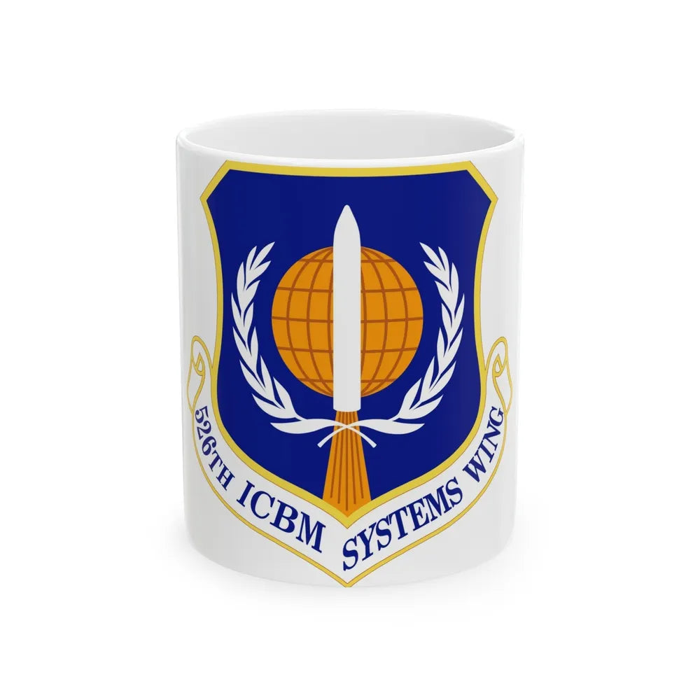 526th ICBM Systems Wing (U.S. Air Force) White Coffee Mug-11oz-Go Mug Yourself