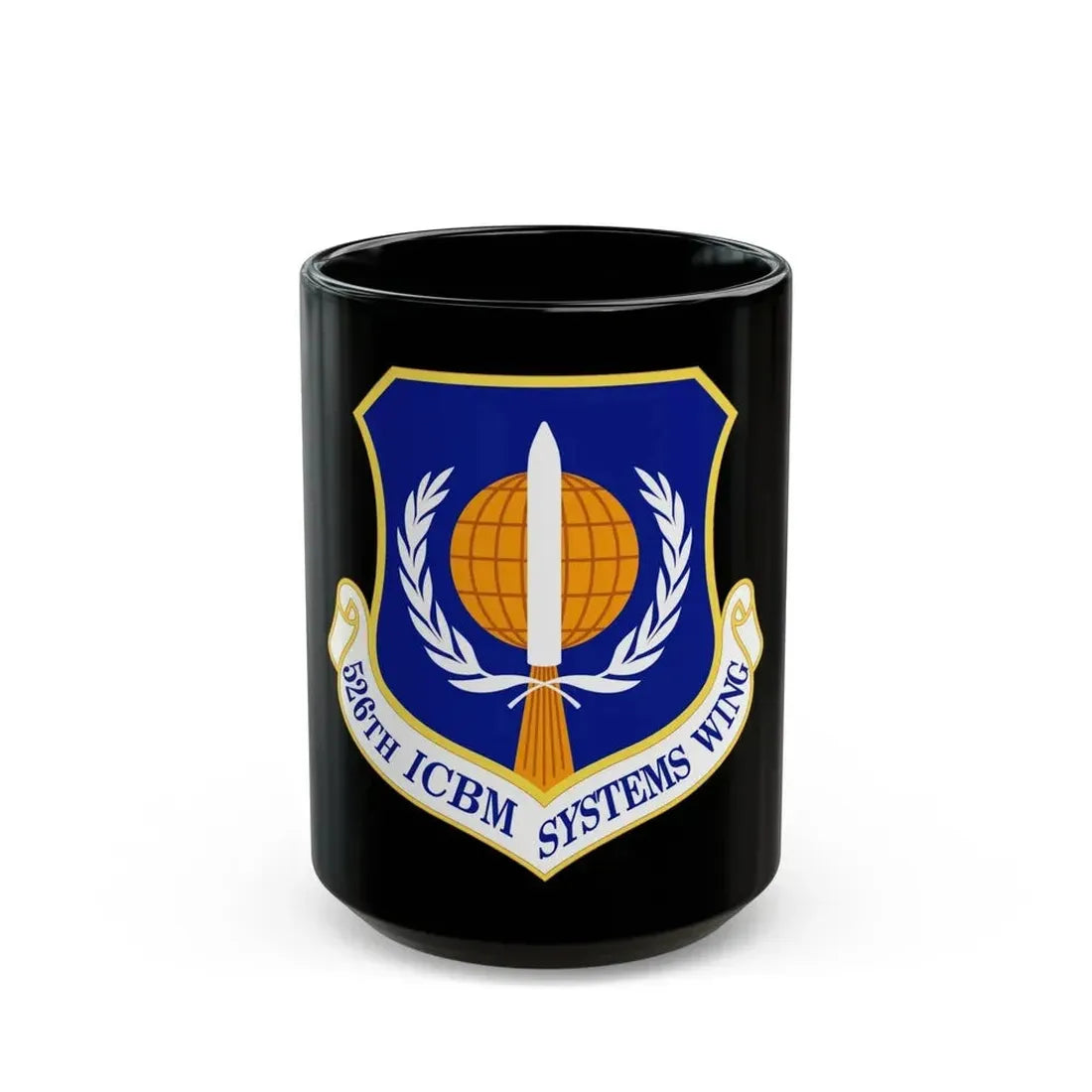 526th ICBM Systems Wing (U.S. Air Force) Black Coffee Mug 15oz - Go Mug Yourself