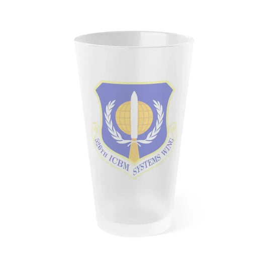 526th ICBM Systems Wing (U.S. Air Force) Frosted Pint Glass 16oz 16oz Frosted - Go Mug Yourself