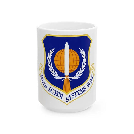 526th ICBM Systems Wing (U.S. Air Force) White Coffee Mug 15oz - Go Mug Yourself